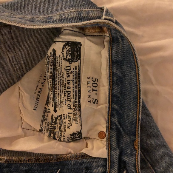 Levi’s jean 501 S size 27 waist - Picture 4 of 6